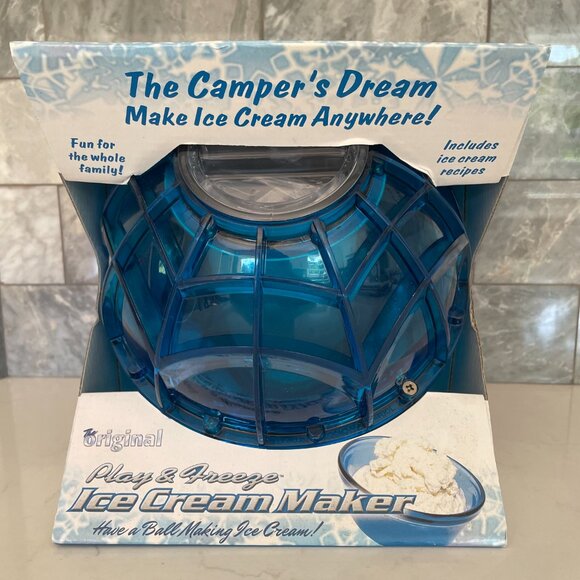 NEW The Original Play & Freeze Ice Cream Maker Camper’s Dream Ball Blue - Picture 1 of 6